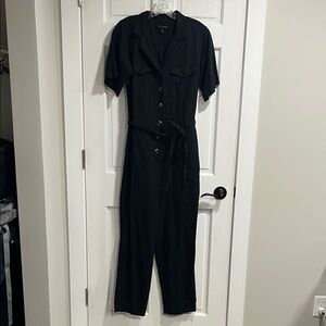 Banana Republic Belted Utility Jumpsuit Size 8 Tall